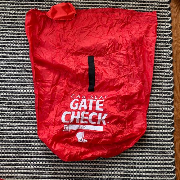 🌿JL Childress Baby Toddler Red Gate Check Car Seat Protector Travel Cover Bag - Picture 2 of 16
